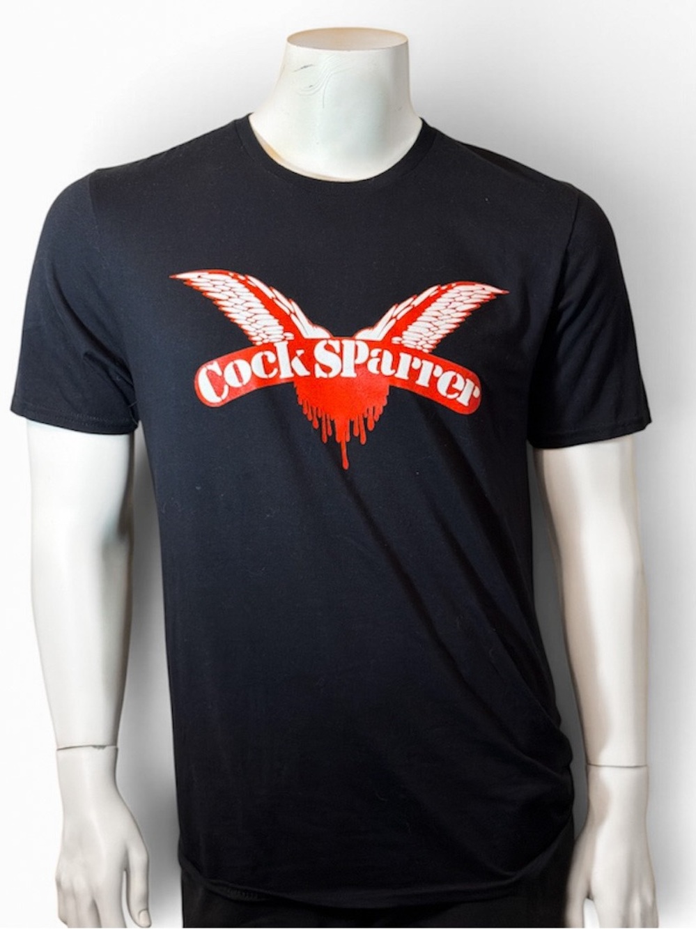 C-Sparrer Black Band Tee Size Medium Oi Punk Graphic T-Shirt